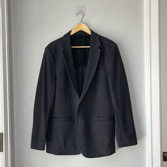 01.Algo Other - 01.Algo Mens Navy Blazer 2 Button Double Vent 100% Cotton